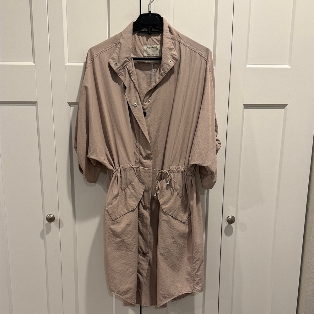 Zara Light Pink Trench Coat